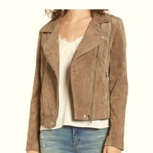 Blanket NYC Suede Moto Jacket XS